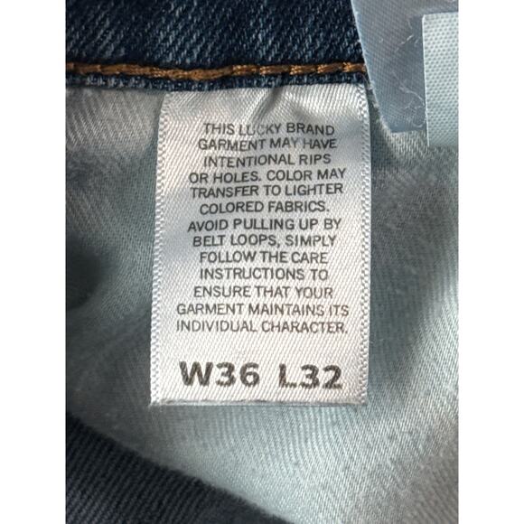 Lucky Brand Jeans 411 Athletic Taper Men 36x32 Medium Wash Blue Denim - Picture 4 of 10